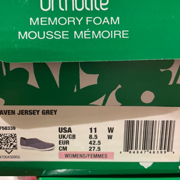 Ortholite Grasshopper grey slip on 11W - Picture 4 of 7